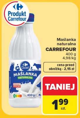 Maślanka naturalna CARREFOUR