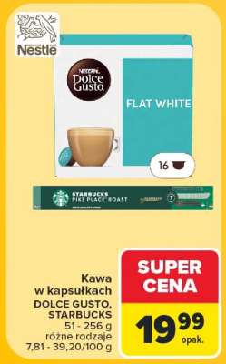 Kawa w kapsułkach DOLCE GUSTO, STARBUCKS