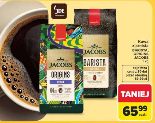 Kawa ziarnista BARISTA, ORIGINS JACOBS