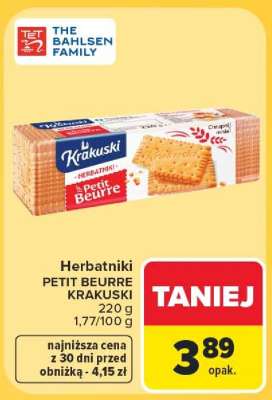 Herbatniki PETIT BEURRE KRAKUSKI