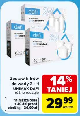 Zestaw filtrów do wody 2 + 1