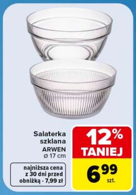 Salaterka szklana ARWEN