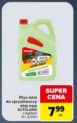 Płyn letni do spryskiwaczy