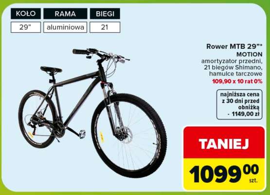 Rower MTB 29” MOTION