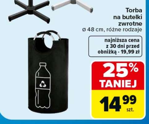 Torba na butelki zwrotne