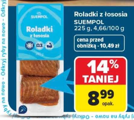 Roladki z łososia