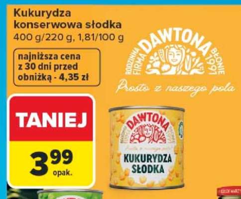 Kukurydza konserwowa słodka