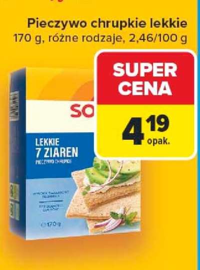 Pieczywo chrupkie lekkie