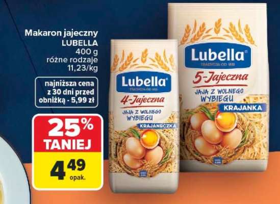 Makaron jajeczny Lubella