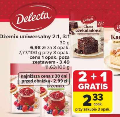 Dżemix uniwersalny 2:1, 3:1
