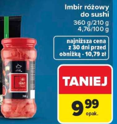 Imbir różowy do sushi