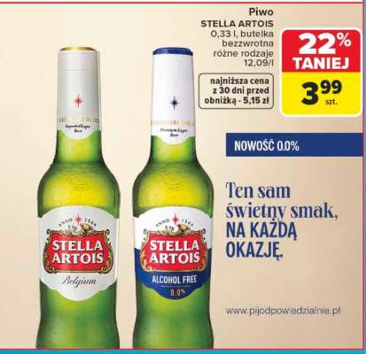 Piwo STELLA ARTOIS