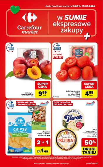 Gazetka Carrefour Market - 9.06.2026 - 15.06.2026.