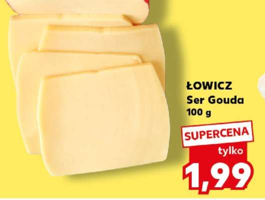 ŁOWICZ Ser Gouda 100 g