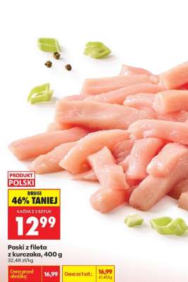 Paski z fileta z kurczaka 400 g