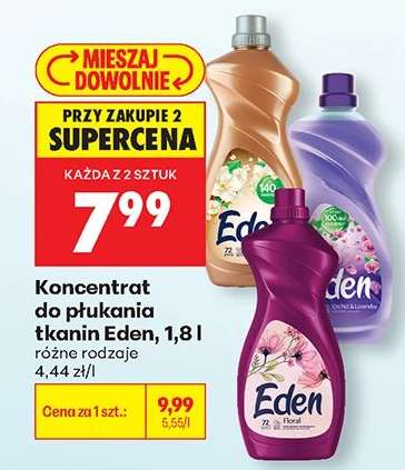 Koncentrat do płukania tkanin Eden, 1,8 l
