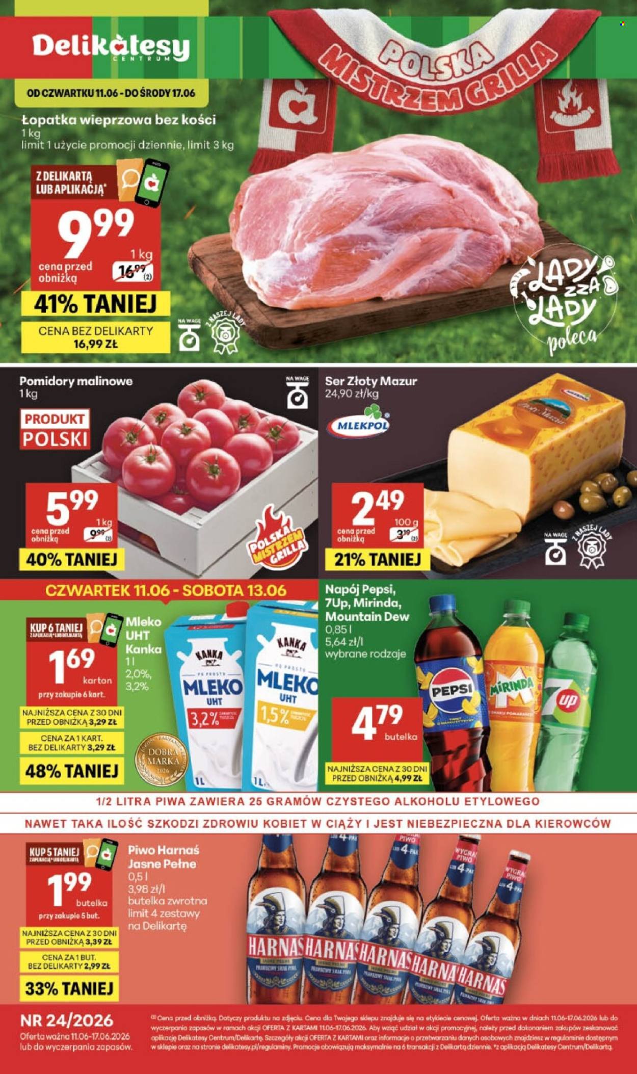 Gazetka Delikatesy Centrum - 11.06.2026 - 17.06.2026. Strona 1