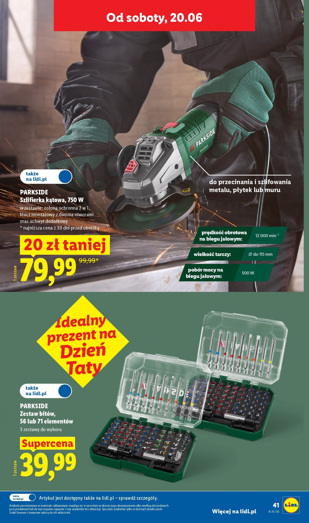 Leták Lidl - 15.6.2026 - 20.6.2026. Strana 47