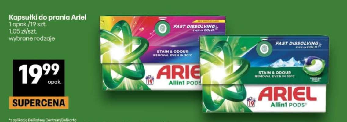 Kapsułki do prania Ariel