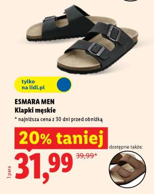 ESMARA MEN Klapki męskie