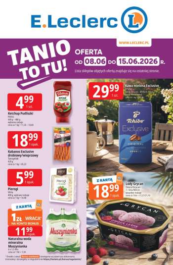 Gazetka E.Leclerc - 8.06.2026 - 15.06.2026.