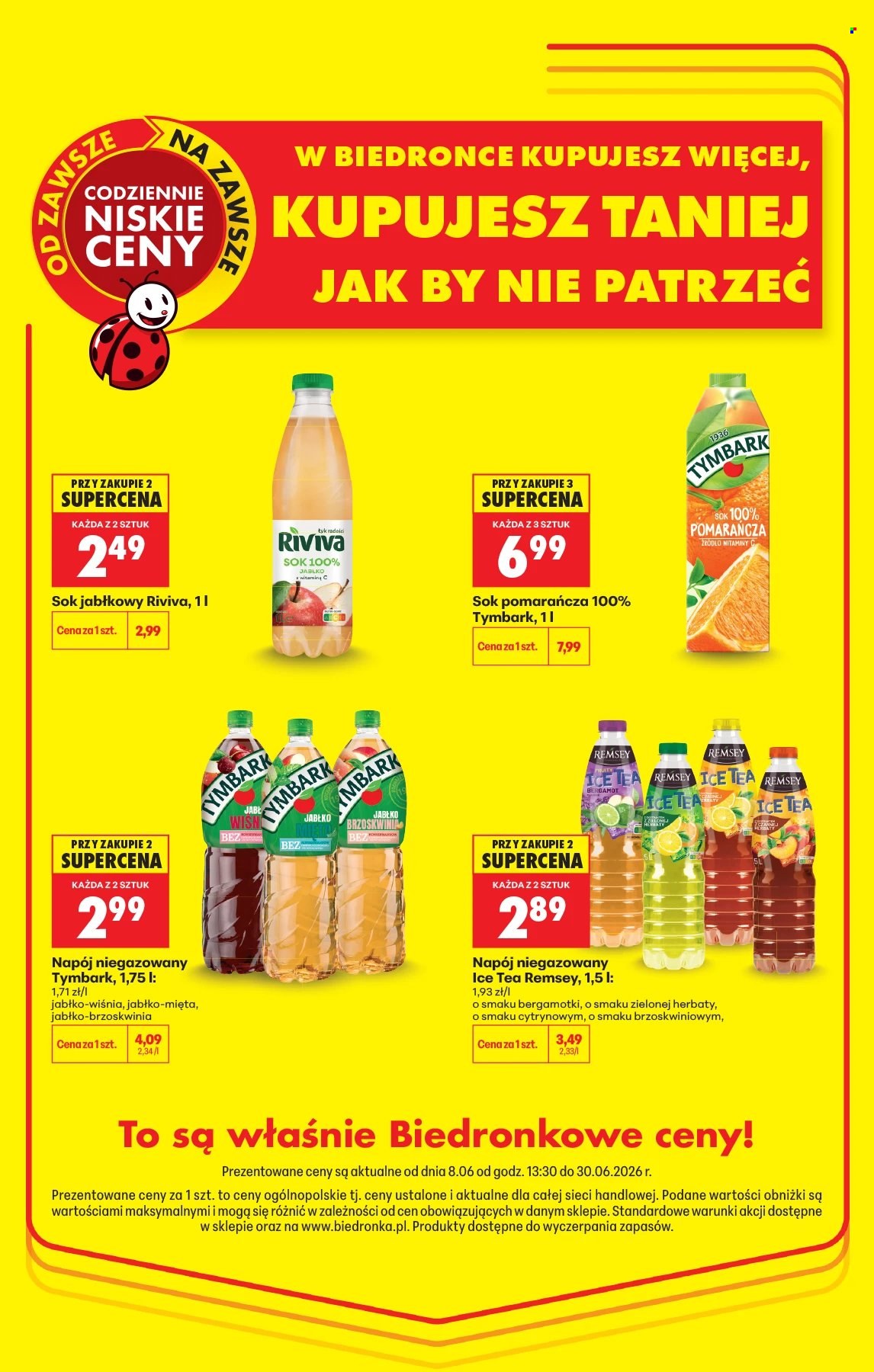 Gazetka Biedronka - 8.06.2026 - 30.06.2026. Strona 1