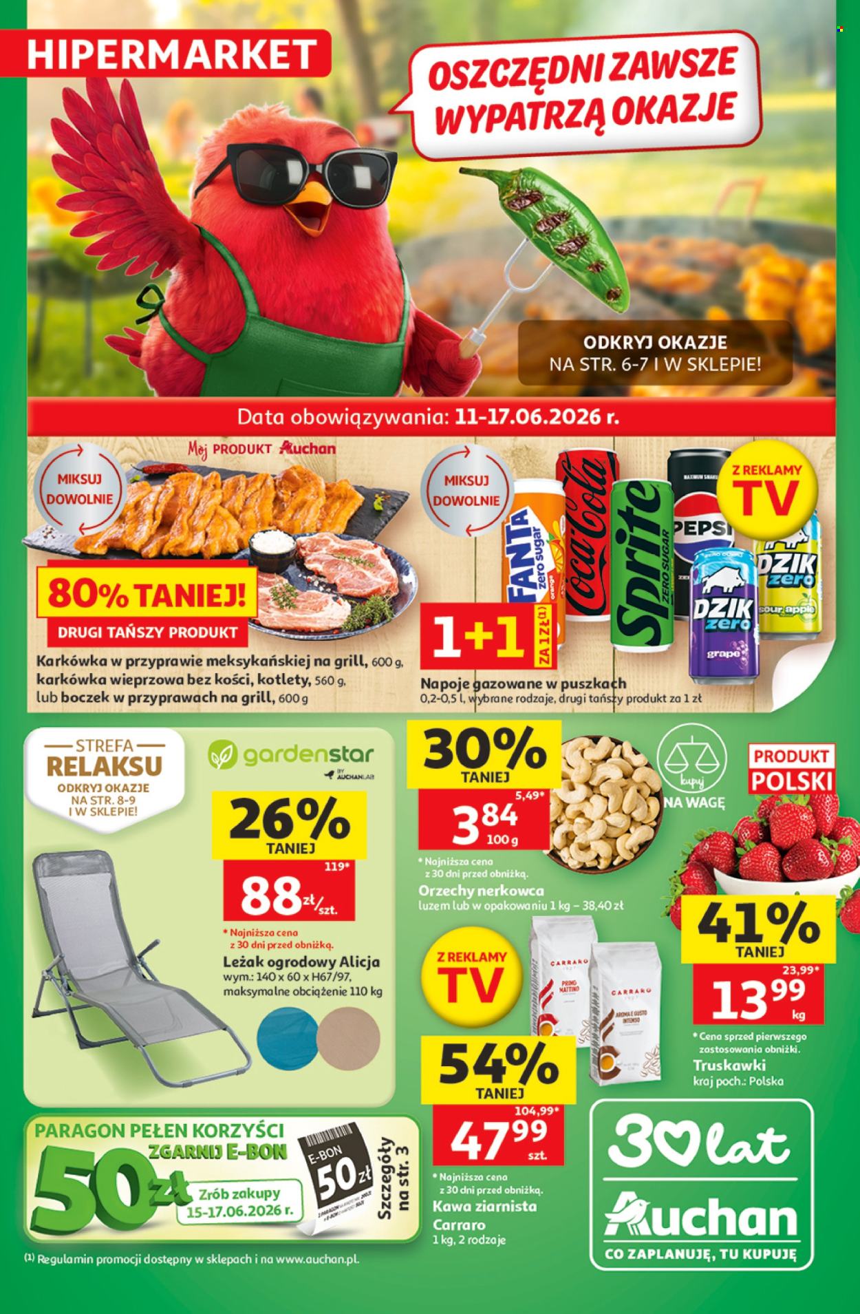 Gazetka Auchan - 11.06.2026 - 17.06.2026. Strona 1