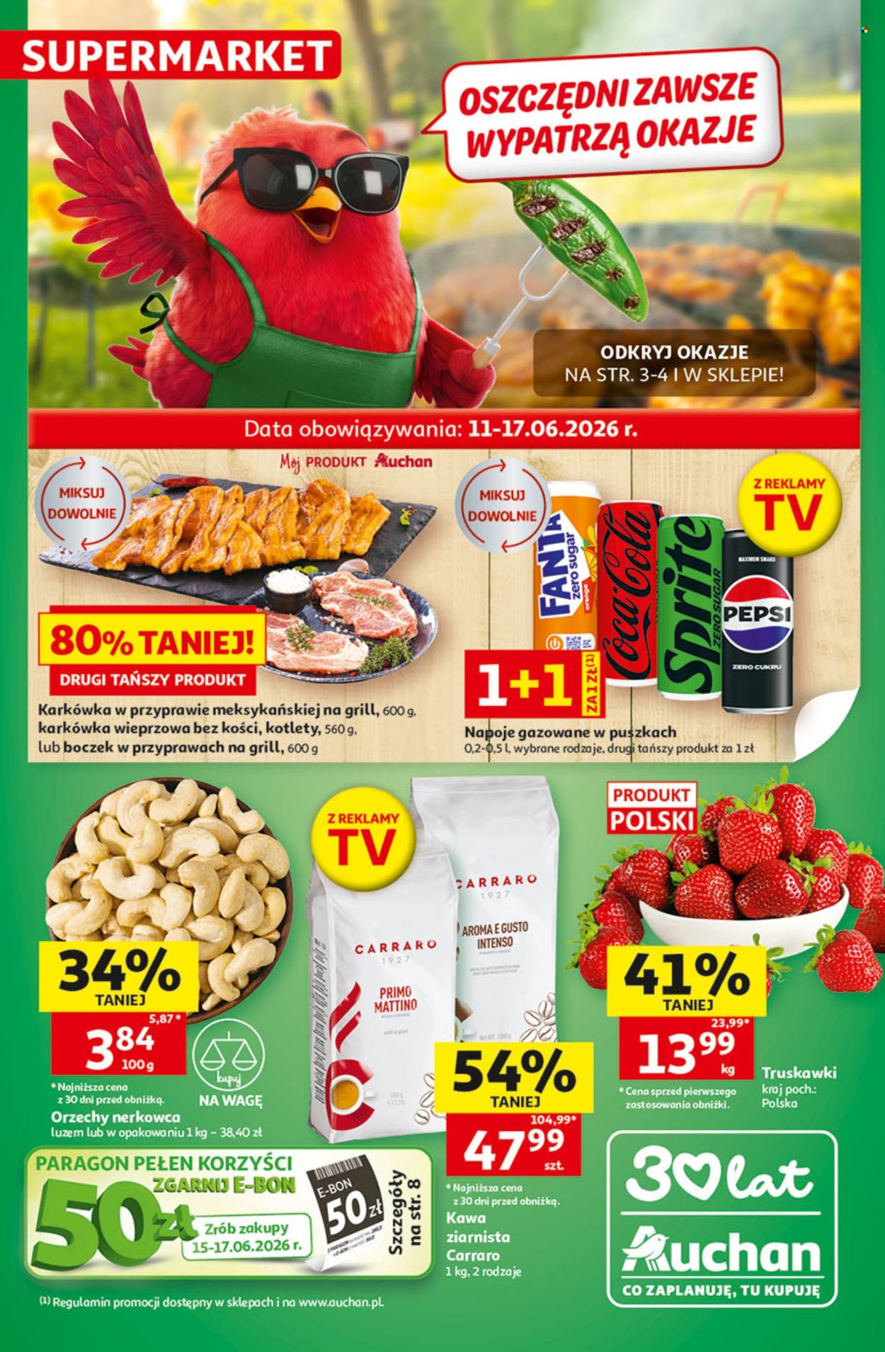Gazetka Auchan - 11.06.2026 - 17.06.2026. Strona 1