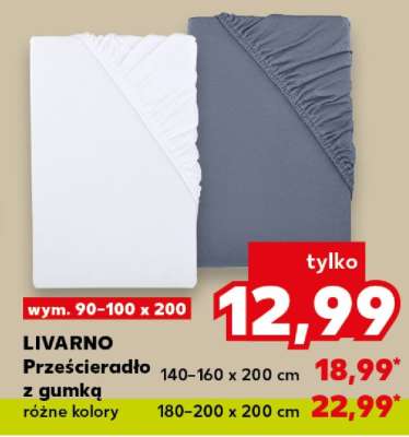 LIVARNO Prześcieradło z gumką