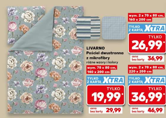 LIVARNO Pościel dwustronna z mikrofibry