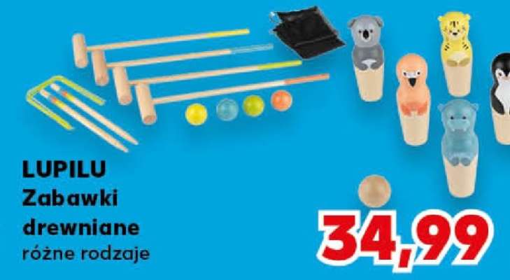 LUPILU Zabawki drewniane