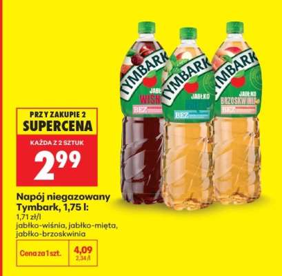 Napój niegazowany Tymbark 1,75 l