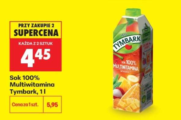 Sok 100% Multiwitamina Tymbark, 1 l