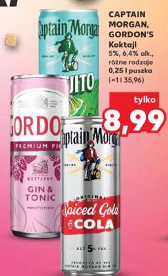 CAPTAIN MORGAN, GORDON'S Koktajl