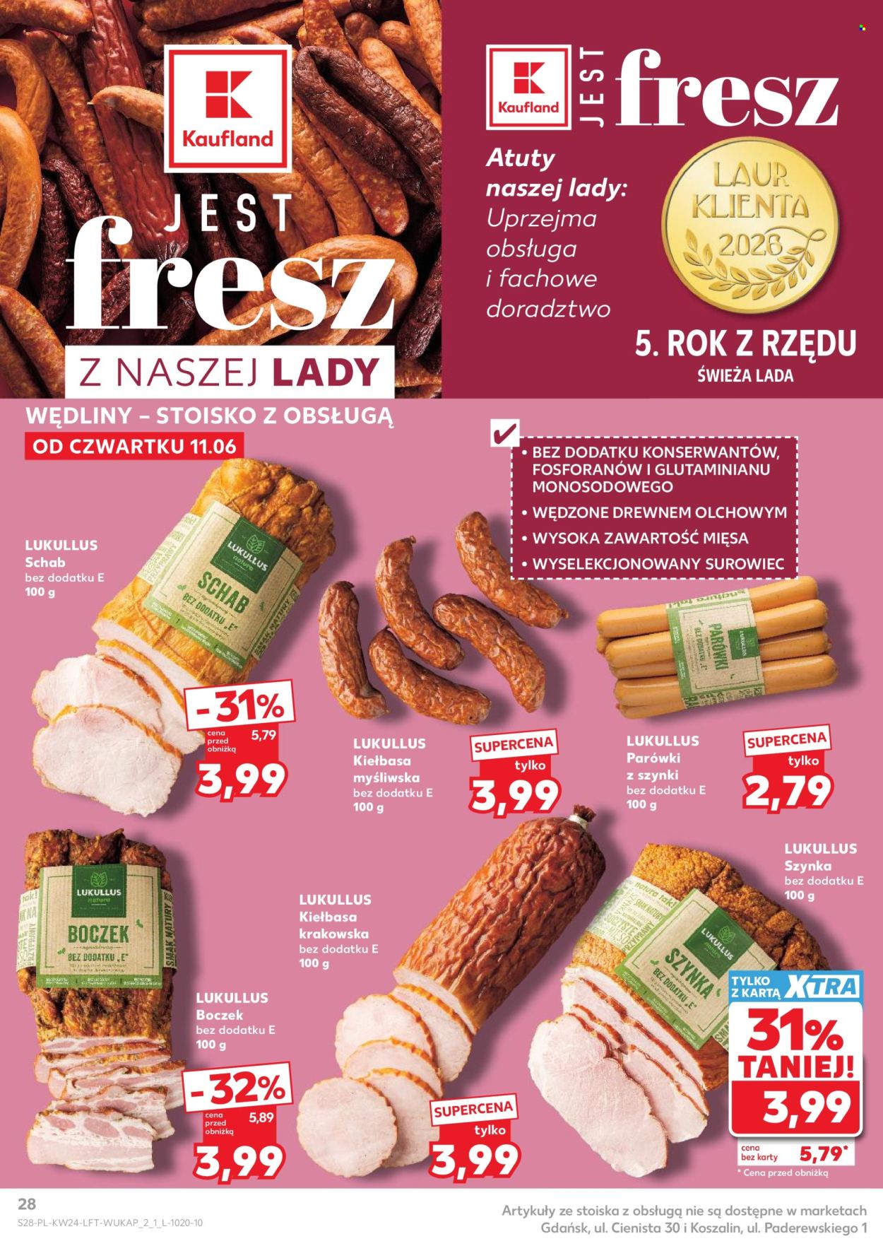 Leták Kaufland - 11.6.2026 - 17.6.2026. Strana 28