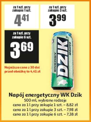 Napój energetyczny WK Dzik