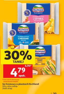 Ser kremowy w plastrach Hochland