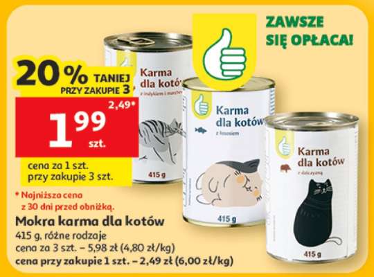 Mokra karma dla kotów