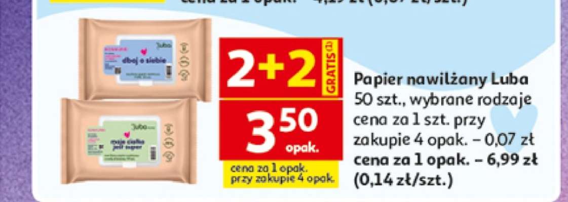 Papier nawilżany Luba