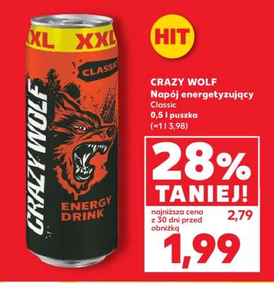 CRAZY WOLF Napój energetyzujący