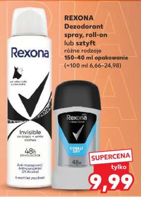 REXONA Dezodorant spray, roll-on lub sztyft
