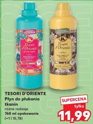 Tesori d'Oriente płyn do płukania tkanin