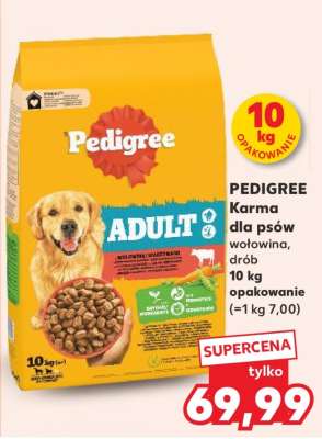 PEDIGREE Karma dla psów wołowina, drób 10 kg opakowanie