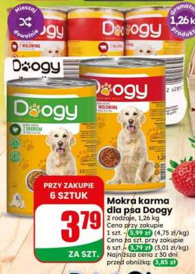 Mokra karma dla psa Doogy