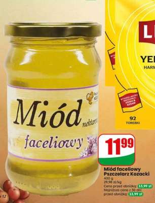Miód faceliowy Pszczelarz Kozacki