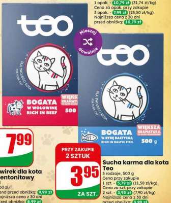 Sucha karma dla kota Teo