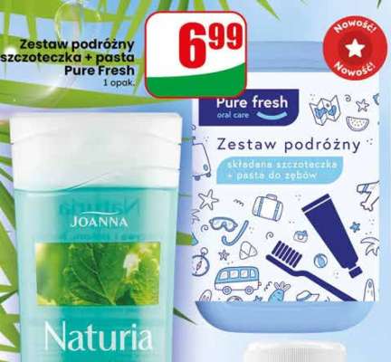 Zestaw podróżny szczoteczka + pasta Pure Fresh