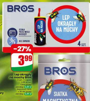 Lep okrągły na muchy Bros
