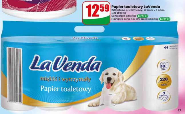 Papier toaletowy LaVenda