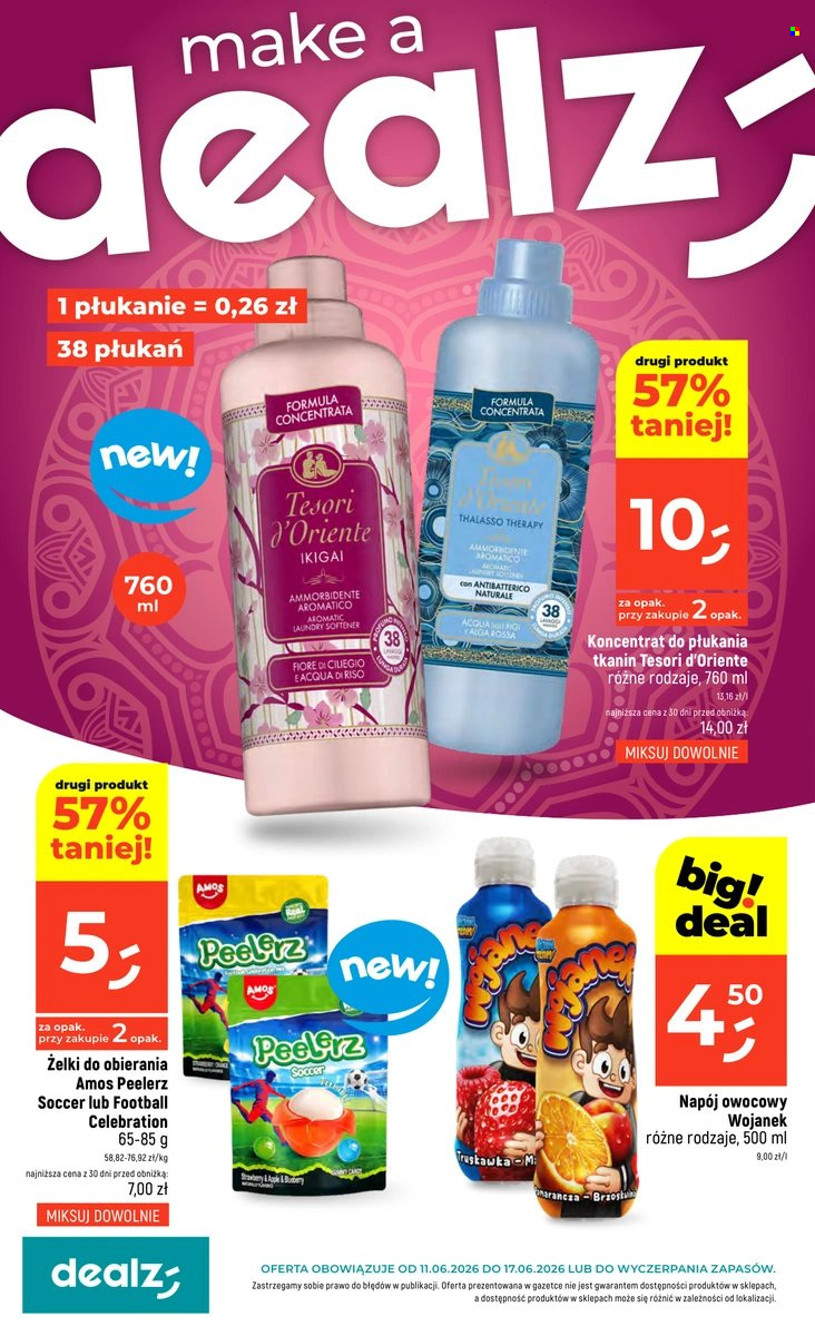 Leták Dealz - 11.6.2026 - 17.6.2026. Strana 1